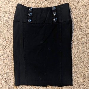 High wasted fitted skirt